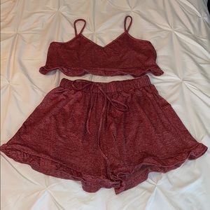matching set, short and top